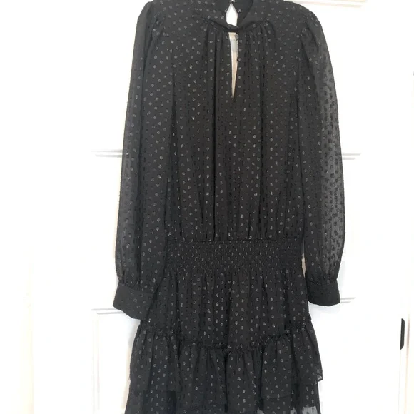 Ramy Brook Sashah Black Metallic Dress size Large - Picture 3 of 12